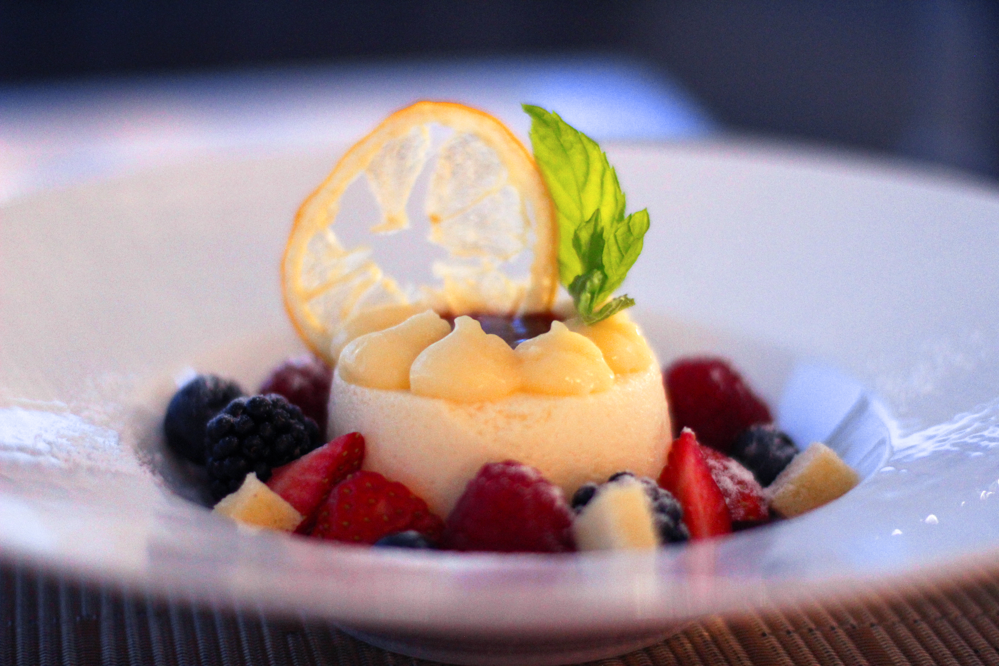 Sorrento Lemon Cheesecake with Red Fruits