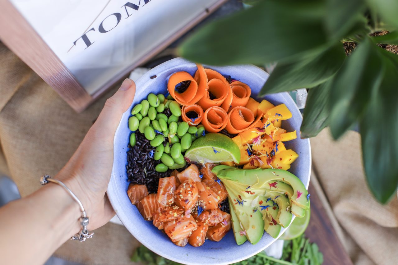 The Healthiest Salmon Poké Bowl