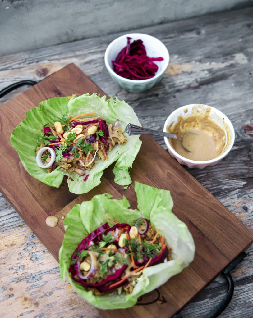 Asian Pork Lettuce Wraps